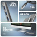 AXAGON Хаб концентратор AXAGON HMC-5H USB-C 5Gbps 5in1 hub, Grey