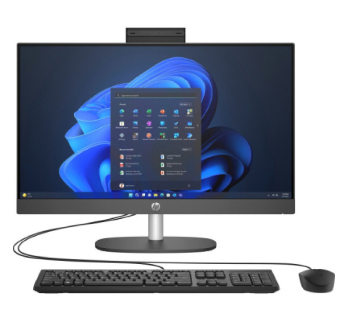 HP Комп'ютер HP ProOne 240 G10 AiO / Ultra7 155U, 16, 512, Cam, WiFi, K&M (BY6U3ET)
