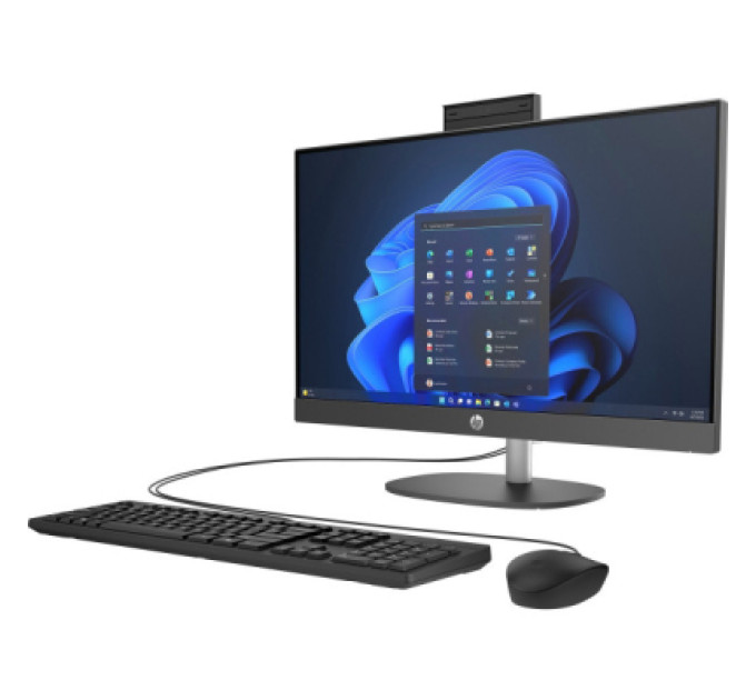 HP Комп'ютер HP ProOne 240 G10 AiO / Ultra7 155U, 16, 512, Cam, WiFi, K&M (BY6U3ET)