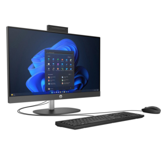 HP Комп'ютер HP ProOne 240 G10 AiO / Ultra7 155U, 16, 512, Cam, WiFi, K&M (BY6U3ET)