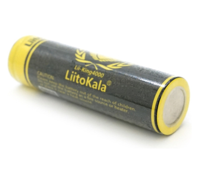 Liitokala Акумулятор 18650 4000mah (3800-4000mah), 3.7V(2.75-4.2V) Liitokala (King-4000-JT)