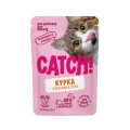 Catch! Вологий корм для кішок Catch! з куркою та овочами в соусі 85 г (4820261921977)