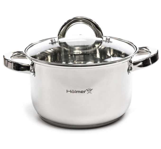 Кастрюля з кришкою  Hölmer CR-18426-SS