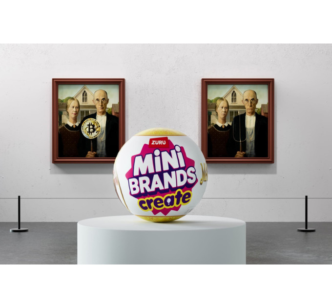ZURU MINI BRANDS Ігровий набір Zuru Mini Brands Create Шедеври живопису та скульптури