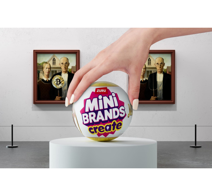 ZURU MINI BRANDS Ігровий набір Zuru Mini Brands Create Шедеври живопису та скульптури
