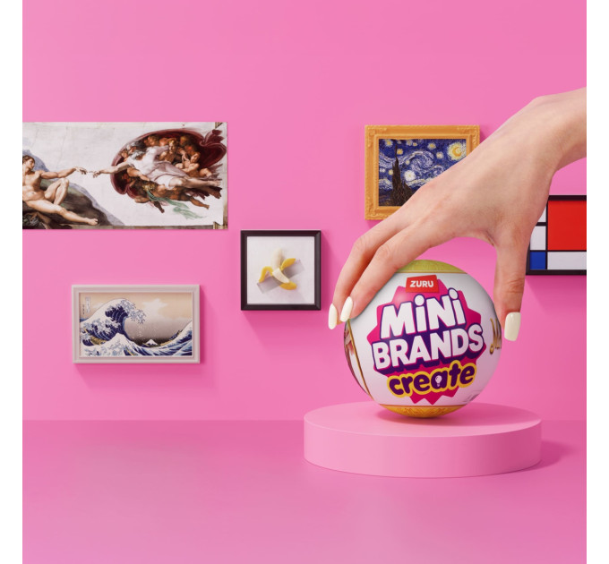 ZURU MINI BRANDS Ігровий набір Zuru Mini Brands Create Шедеври живопису та скульптури