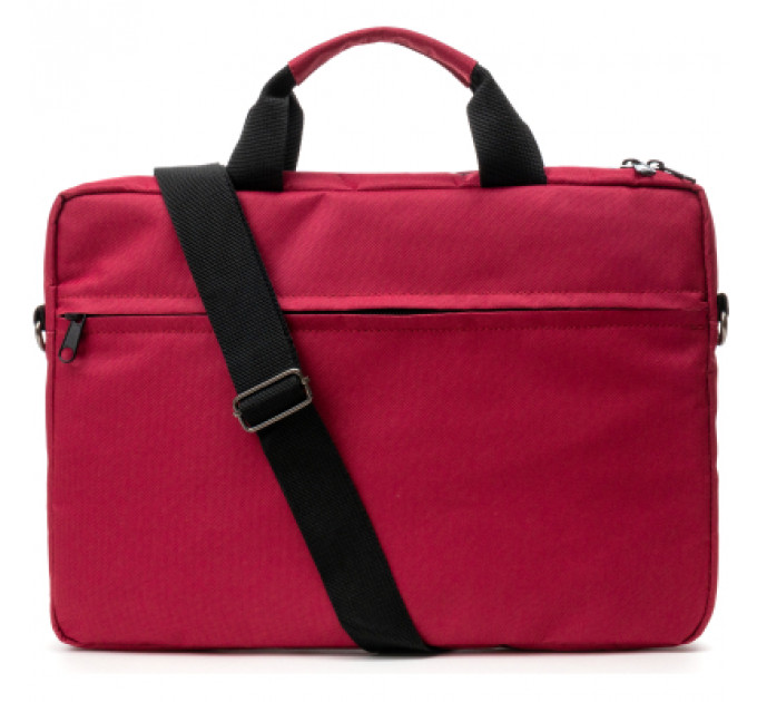 Сумка для ноутбука Vinga 14" NB1402 Burgundy, white print (NB1402UWBY)