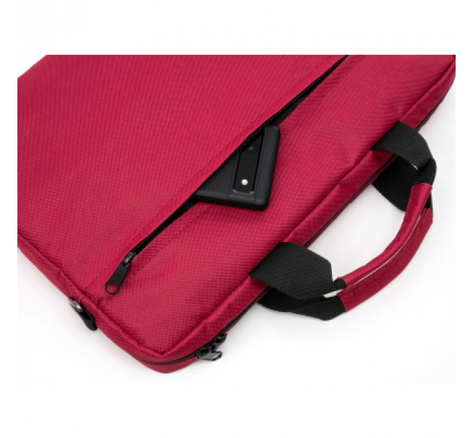 Сумка для ноутбука Vinga 15.6" NB1502 Burgundy, white print (NB1502UWBY)