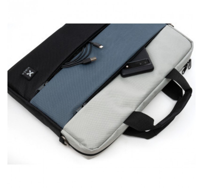 Сумка для ноутбука Vinga 15.6" NB1120 black/gray (NB1120BG)