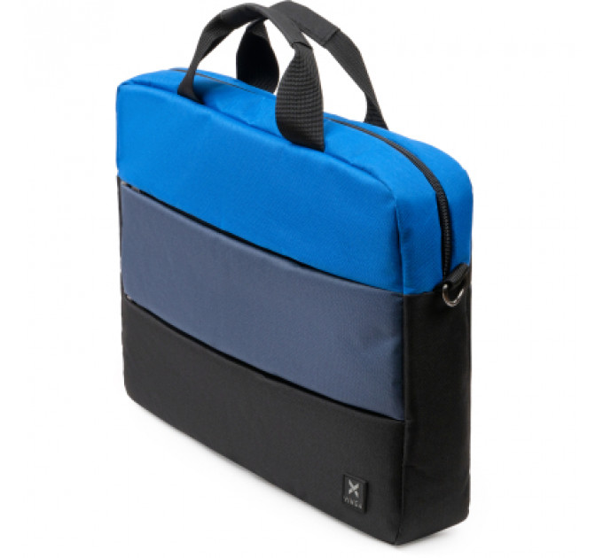 Сумка для ноутбука Vinga 15.6" NB1120 black/blue (NB1120BB)