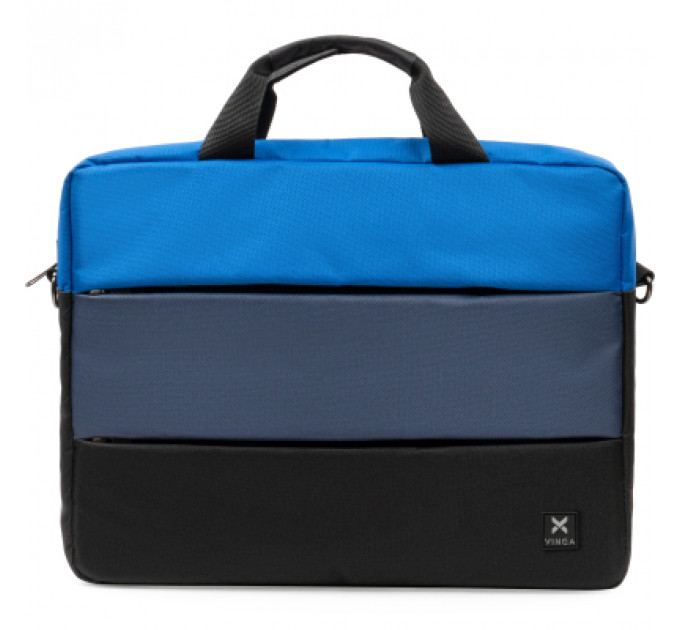 Сумка для ноутбука Vinga 15.6" NB1120 black/blue (NB1120BB)