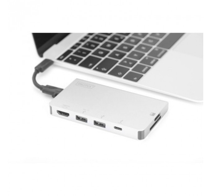Порт-реплікатор Digitus Travel USB-C, 6 Port (DA-70867)