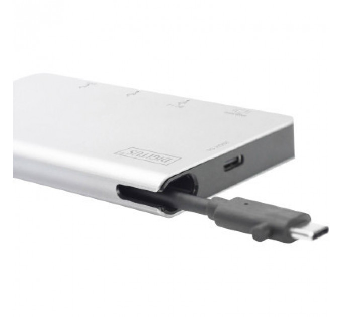 Порт-реплікатор Digitus Travel USB-C, 6 Port (DA-70867)