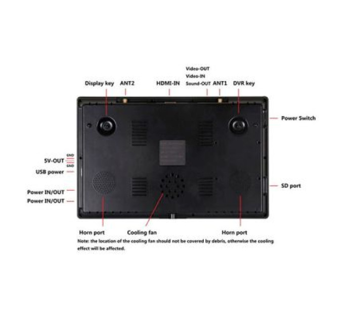 Hawkeye Монітор FPV Hawkeye Captain 10.2" DVR 5.8GHz 89CH L,X,Z Band (HP0054.0027-DVR)
