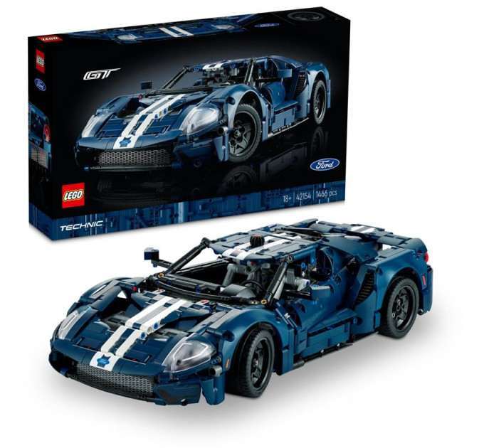 LEGO Конструктор LEGO Technic Ford GT 2022 1466 деталей (42154)