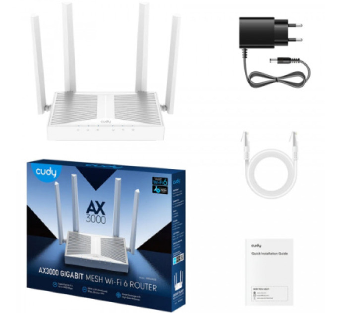 Cudy Маршрутизатор Cudy WR3000E_EU_V1.0