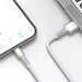 Baseus Дата кабель USB 2.0 AM to Lightning 2.0m Cafule Series Metal 2.4A White Baseus (CALJK-B02)