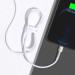 Baseus Дата кабель USB 2.0 AM to Lightning 2.0m Cafule Series Metal 2.4A White Baseus (CALJK-B02)