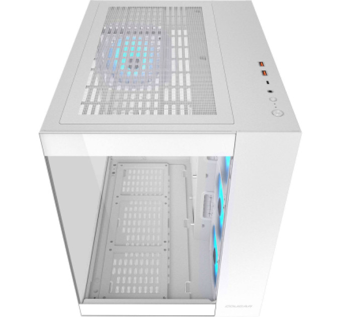 Корпус комп'ютерний Cougar FV150 RGB, білий