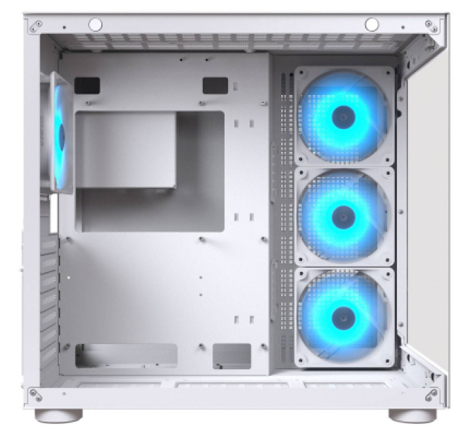 Корпус комп'ютерний Cougar FV150 RGB, білий