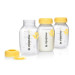 Medela Набір для годування новонароджених Medela пляшечок для збору і зберігання грудного молока 3 шт х 150 мл (800.0796)