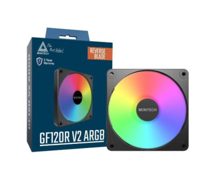 MONTECH Кулер до корпусу MONTECH GF120R V2 ARGB PWM (B)