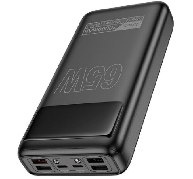 HOCO Батарея універсальна HOCO 30000mAh Apollo PD/65W QC/3.0 Black (DB81 / 714720)