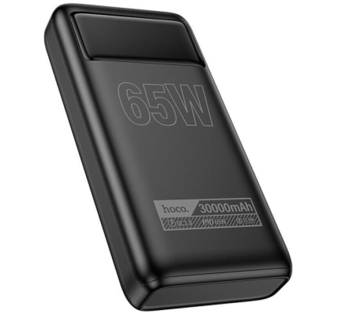 HOCO Батарея універсальна HOCO 30000mAh Apollo PD/65W QC/3.0 Black (DB81 / 714720)