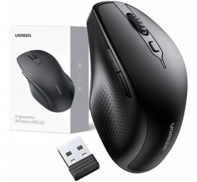 Ugreen Мишка Ugreen MU101 Wireless Black (90395)