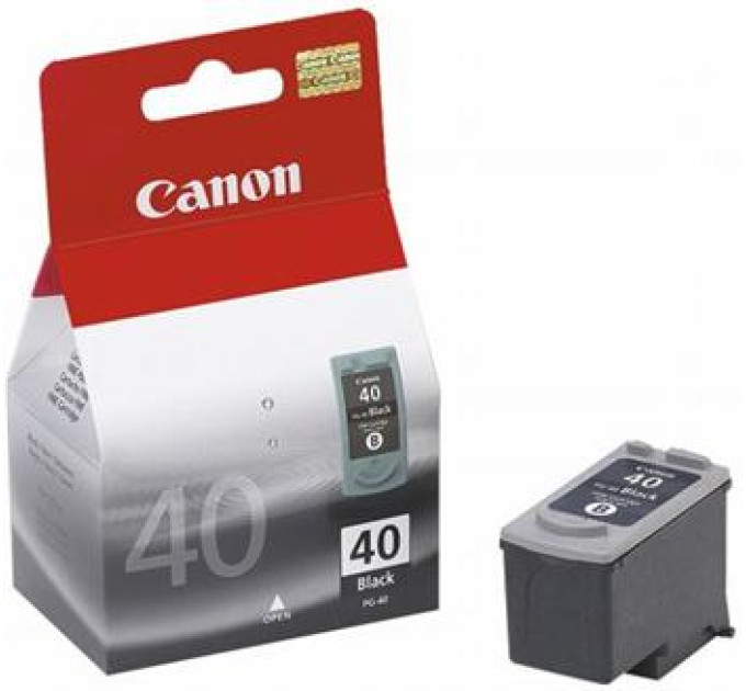 CANON supplies Картридж із друкуючою головкою струменевий Canon PG-40Bk iP1600/1700/1800/2200/2500, MP150/170/450, Fax JX200/500