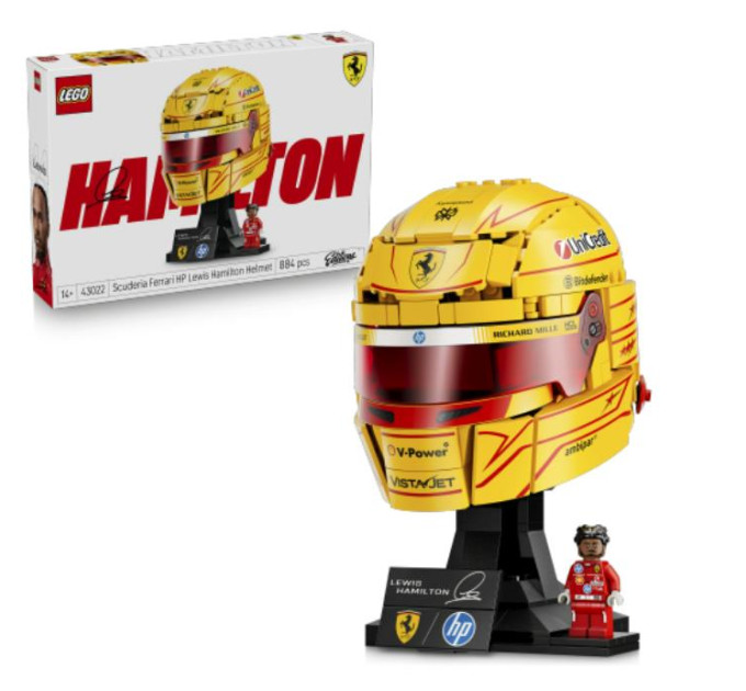 LEGO Конструктор LEGO Editions Formula 1 Шолом Льюїса Гамільтона з команди Scuderia Ferrari HP