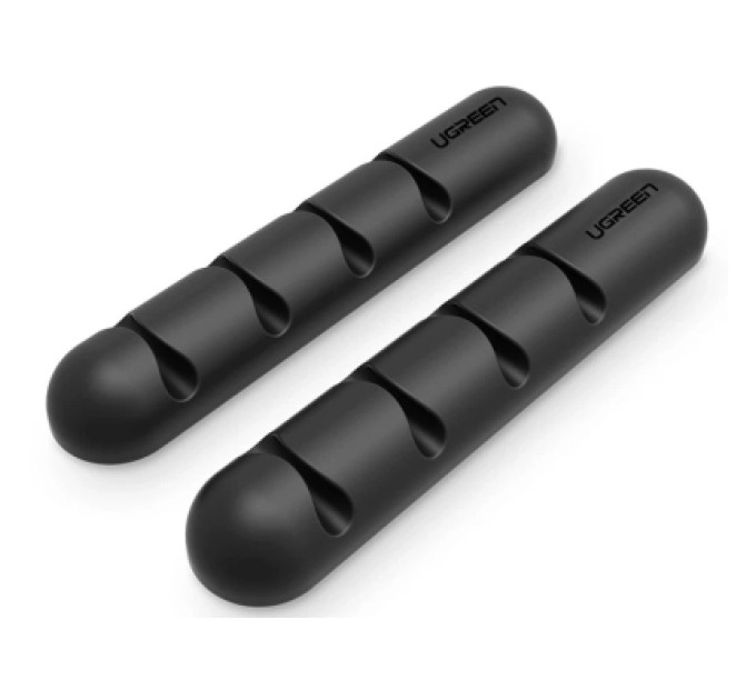Ugreen Тримач для кабелю Ugreen LP114 Cable Organizer (2 pack) Black (30762)