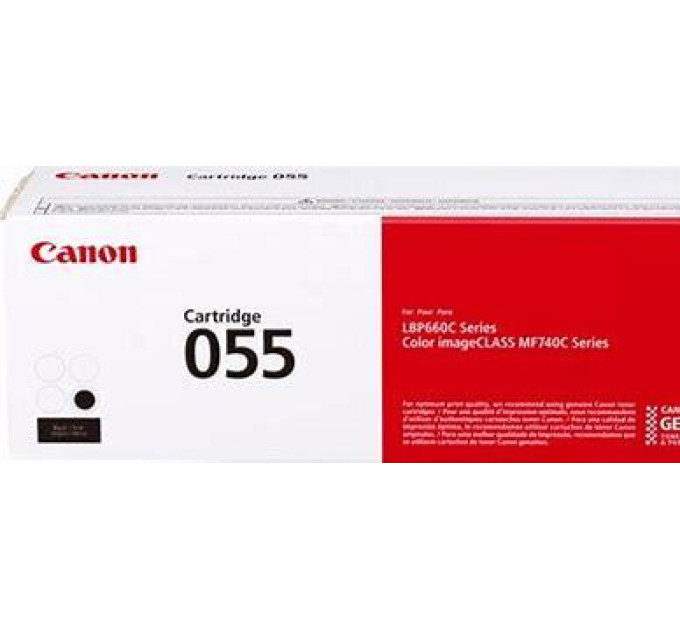 CANON supplies Картридж Canon 055 MF742/744/746, LBP663/664 Black (2300 стор)