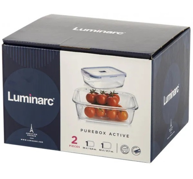Luminarc Набір контейнерів LUMINARC PURE BOX ACTIVE, 2 шт