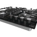 Gorenje Газова варильна поверхня Gorenje GTW642SYB (BG6BB-G0B)