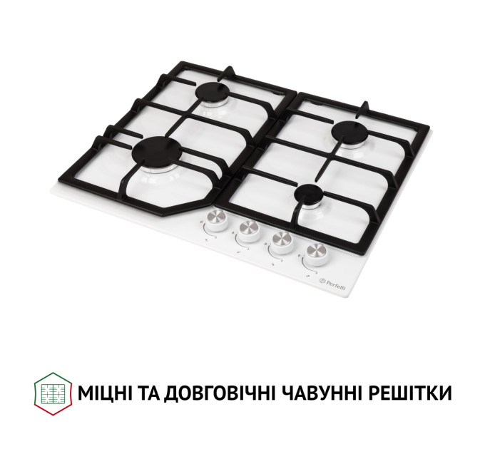 Варильна поверхня PERFELLI HGM 61424 WH