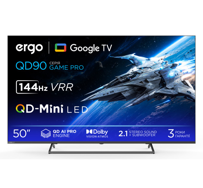 Ergo Телевізор ERGO 50MQD90 Game PRO