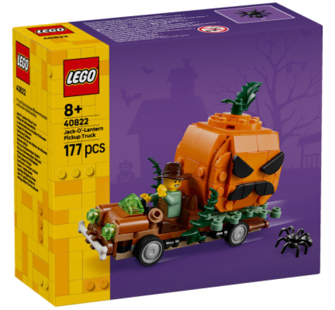LEGO Конструктор LEGO Seasons and Occasions Пікап Джека-Ліхтаря (40822)