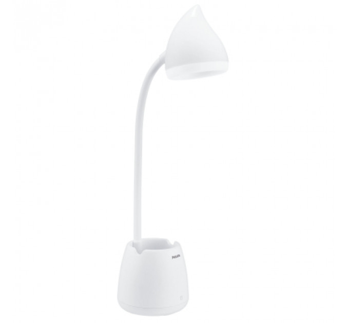 Настільна лампа Philips LED Reading Desk lamp Hat 4.5W, 3000/4000/5700K, 1800mAh (Lithium battery), білий (929003241007)