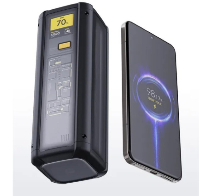 Xiaomi Батарея універсальна Xiaomi 25000mAh 212W HyperCharge Black (BHR9970GL)