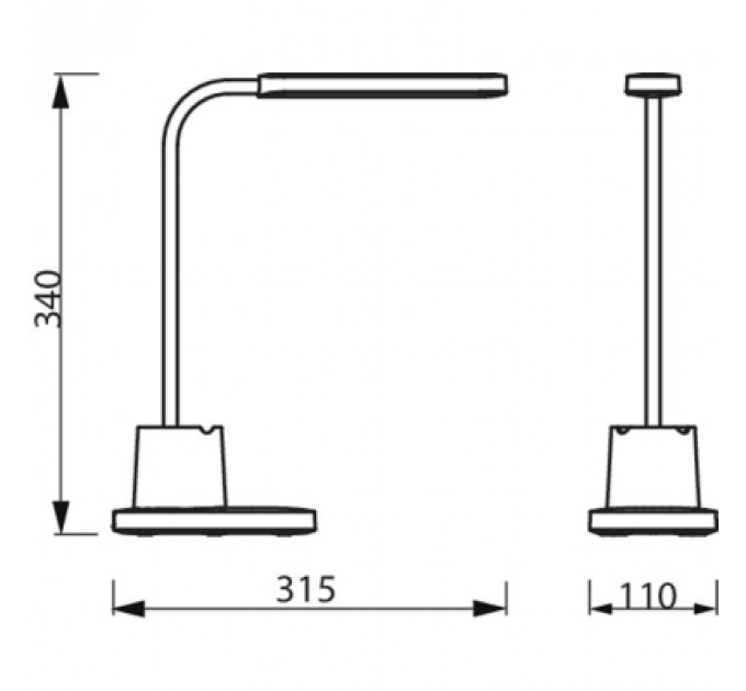 Настільна лампа Philips LED Reading Desk lamp Bucket біла (929003241107)