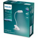 Настільна лампа Philips LED Reading Desk lamp Donutclip 3W, 4000K, 1200mAh (Lithium battery), білий (929003179727)