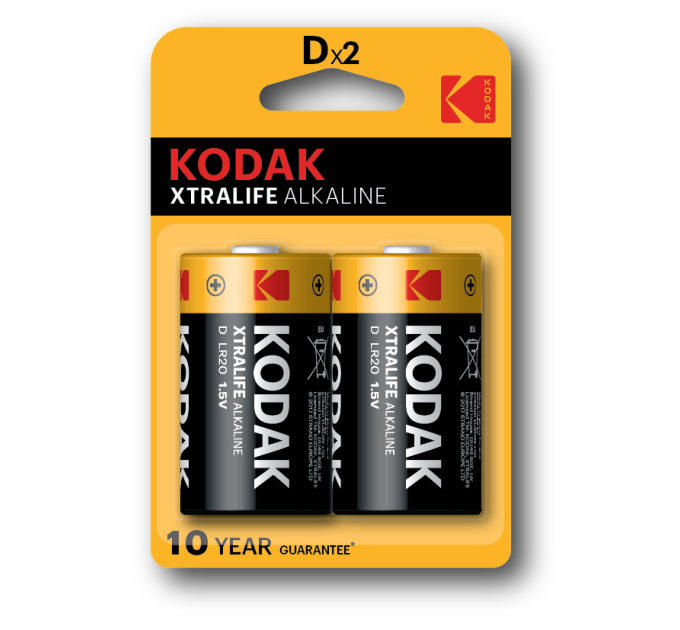 Kodak Батарейка Kodak XtraLife LR20 1x2 шт. блістер