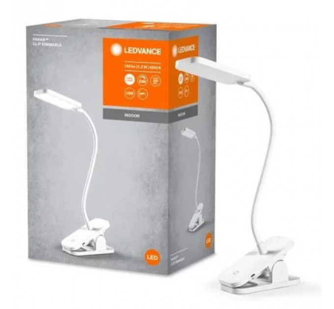 Настільна лампа LEDVANCE LED PANAN CLIP 5W 4000K (4058075747883)