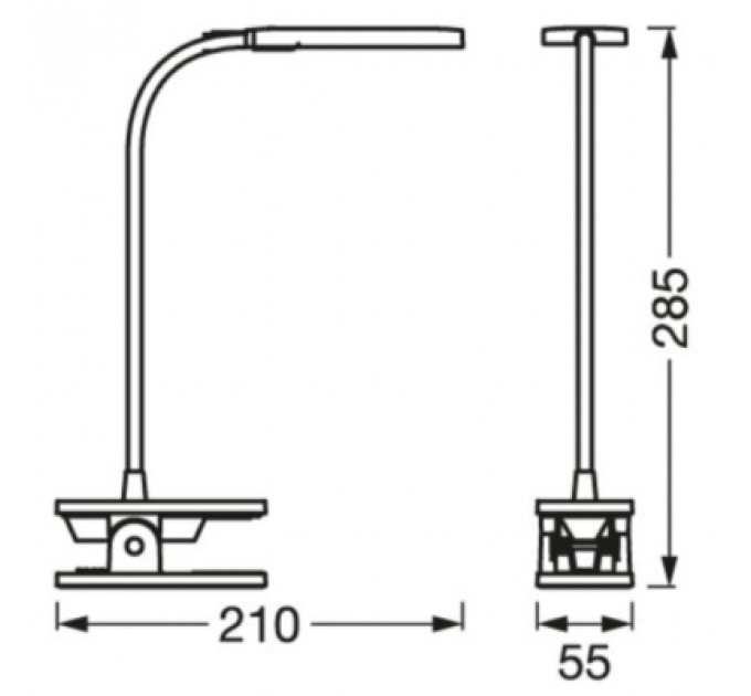 Настільна лампа LEDVANCE LED PANAN CLIP 5W 4000K (4058075747883)