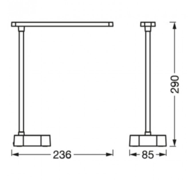 Настільна лампа LEDVANCE LED PANAN FOLD 5W 4000K (4058075747869)