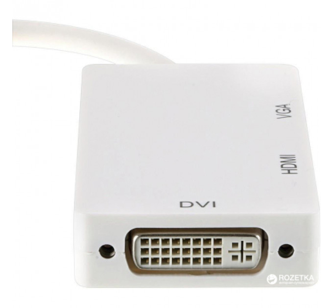 Порт-реплікатор PowerPlant mini Display Port — HDMI, DVI, VGA (3 в 1) (CA910946)
