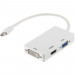 Порт-реплікатор PowerPlant mini Display Port — HDMI, DVI, VGA (3 в 1) (CA910946)