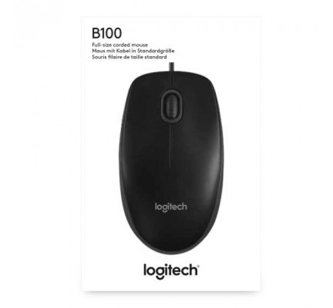 Мишка Logitech B100 Black (910-003357)