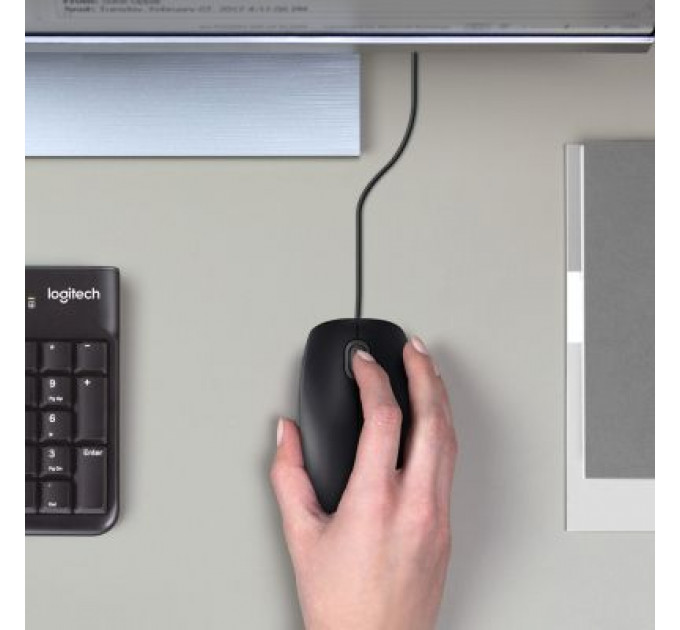 Мишка Logitech B100 Black (910-003357)